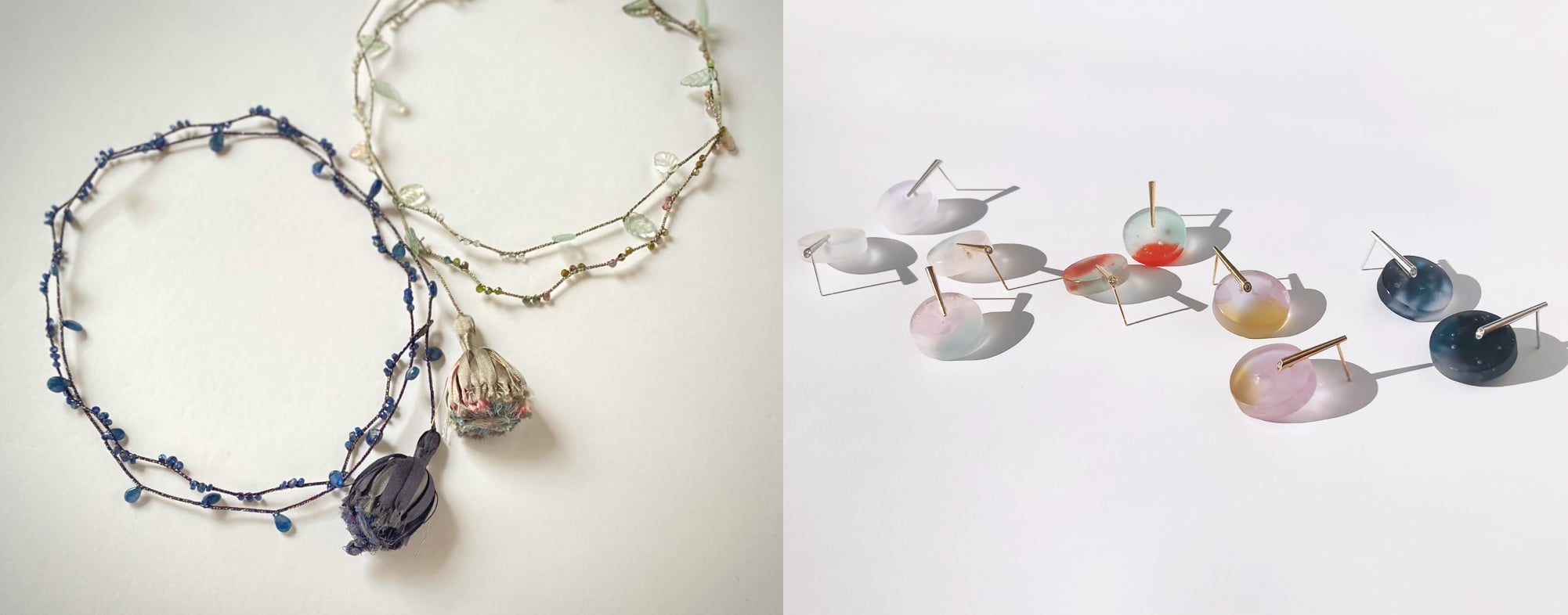 KUM 村松久美子 / ON glass jewelry 岡本有加