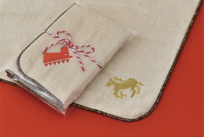 お年賀タオル2026【馬】　ハンドタオル