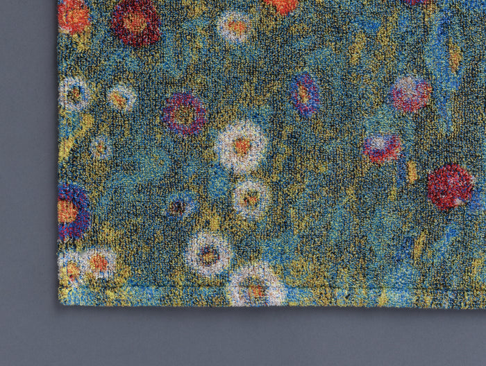 五彩織り クリムト「農家の庭」