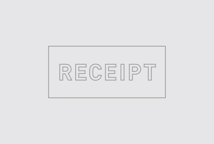 領収書（0円）