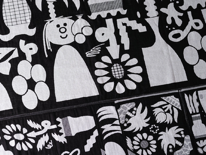 SHELL FISH monochrome　シャワータオル